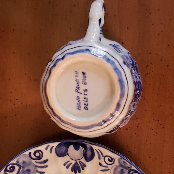 Vintage Delfts Blue Tea Cup & Saucer Holland EUC - Picture 5 of 11